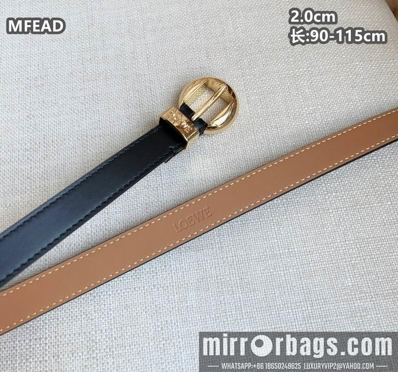 Replica Loewe belt 20mmX90-115cm 8L05