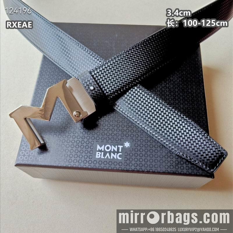 Replica Montlanc belt 34mmX100-125cm 8L15