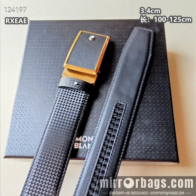 Replica Montlanc belt 34mmX100-125cm 8L14