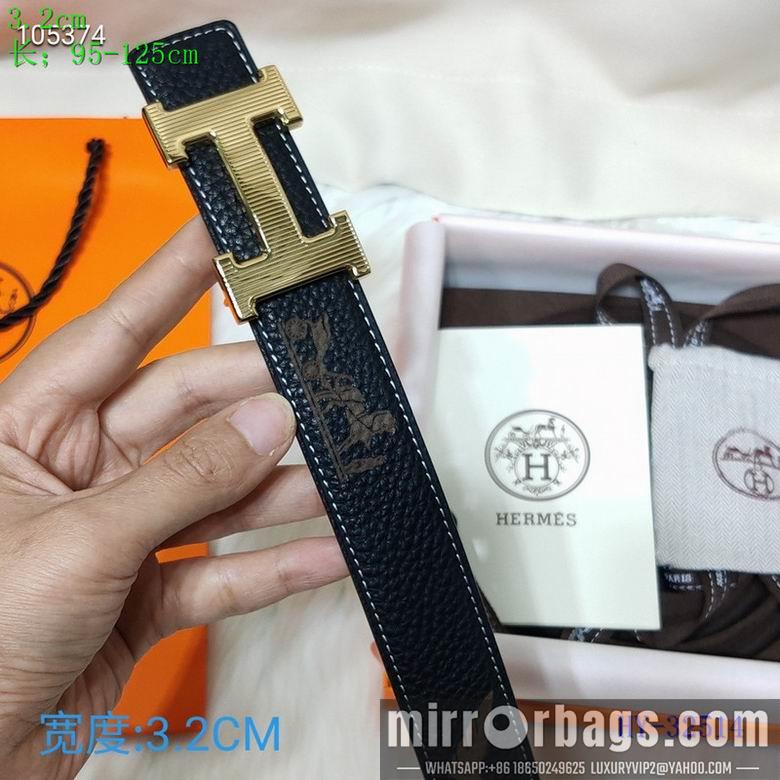 Replica Hermes Belt 32mmX95-125cm 8L03