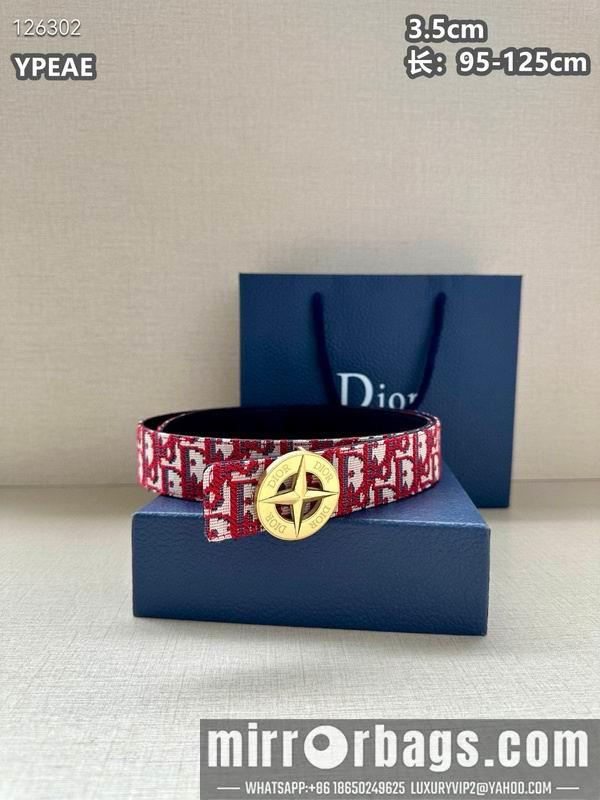 Replica Dior belt 35mmX95-125cm 8L17