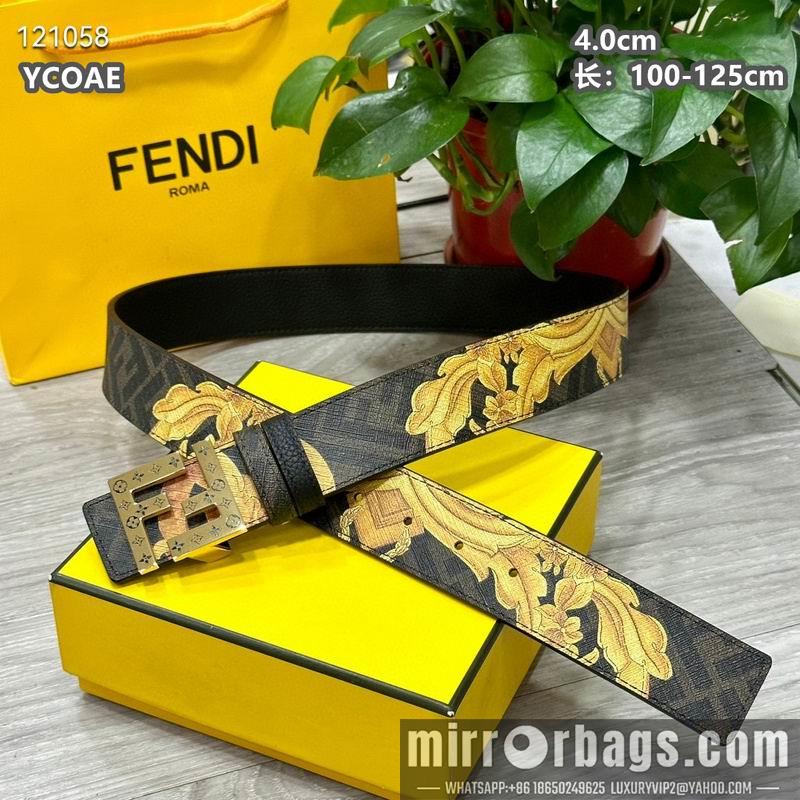 Replica Fendi belt 40mmX100-125cm 8L114