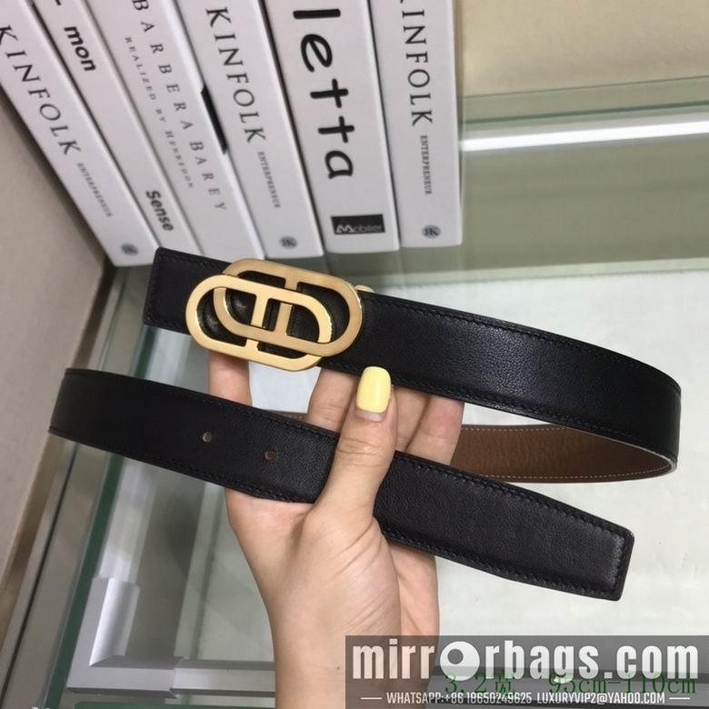 Replica Hermes Belt 32mmX95-110cm 7D25