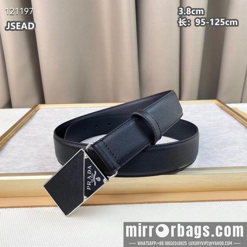 Replica Prada belt 38mmX95-125cm 8L03
