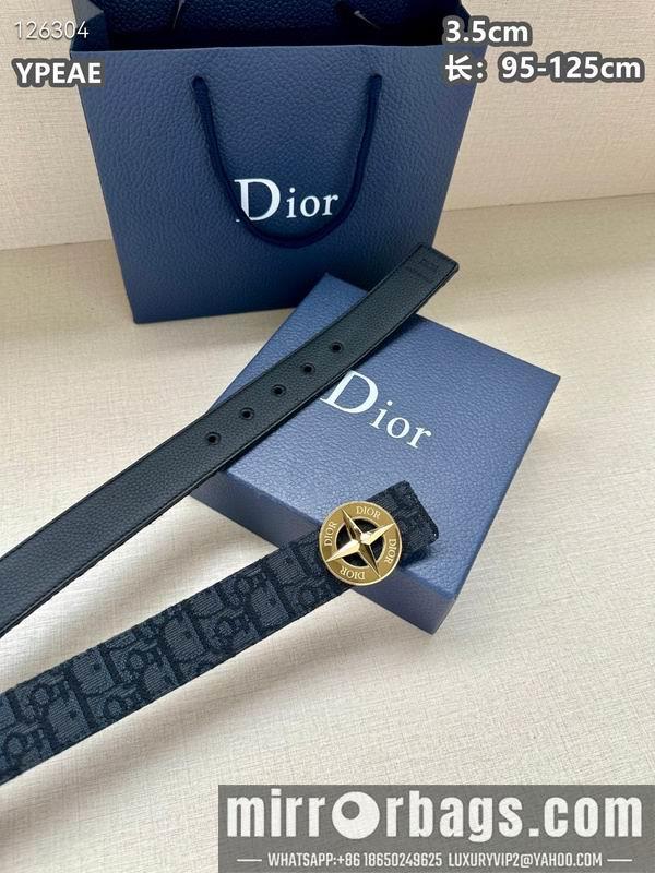 Replica Dior belt 35mmX95-125cm 8L19