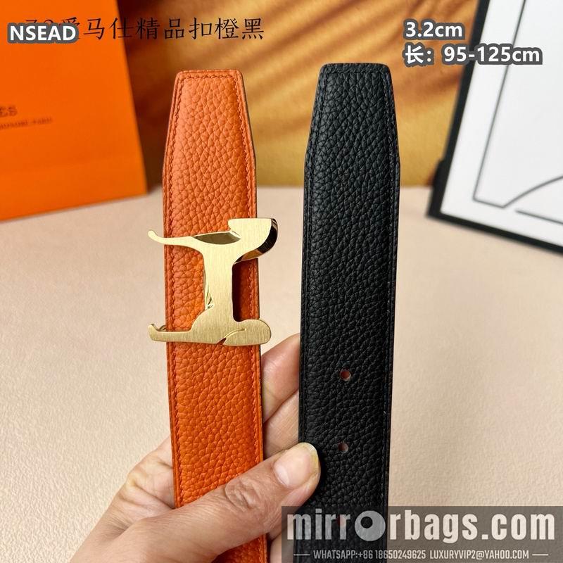 Replica Hermes belt 32mmX95-125cm 8L32