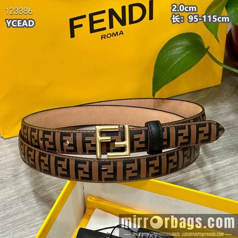 Replica Fendi belt 20mmX95-115cm 8L14
