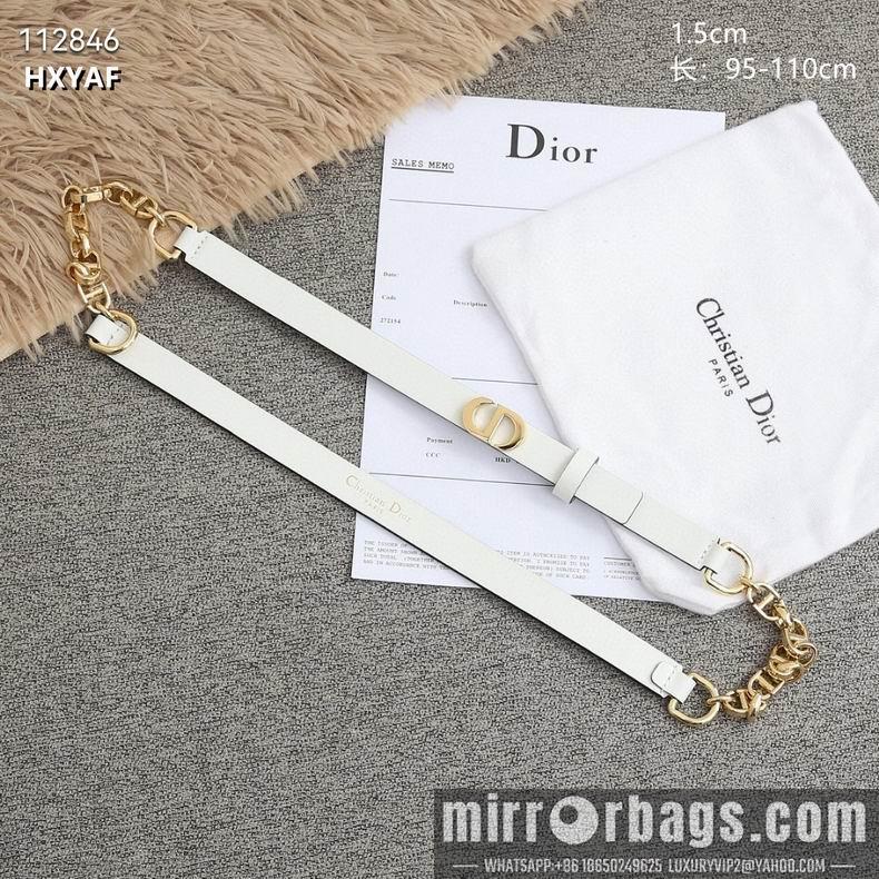 Replica Dior belt 15mmX95-110cm 8L04