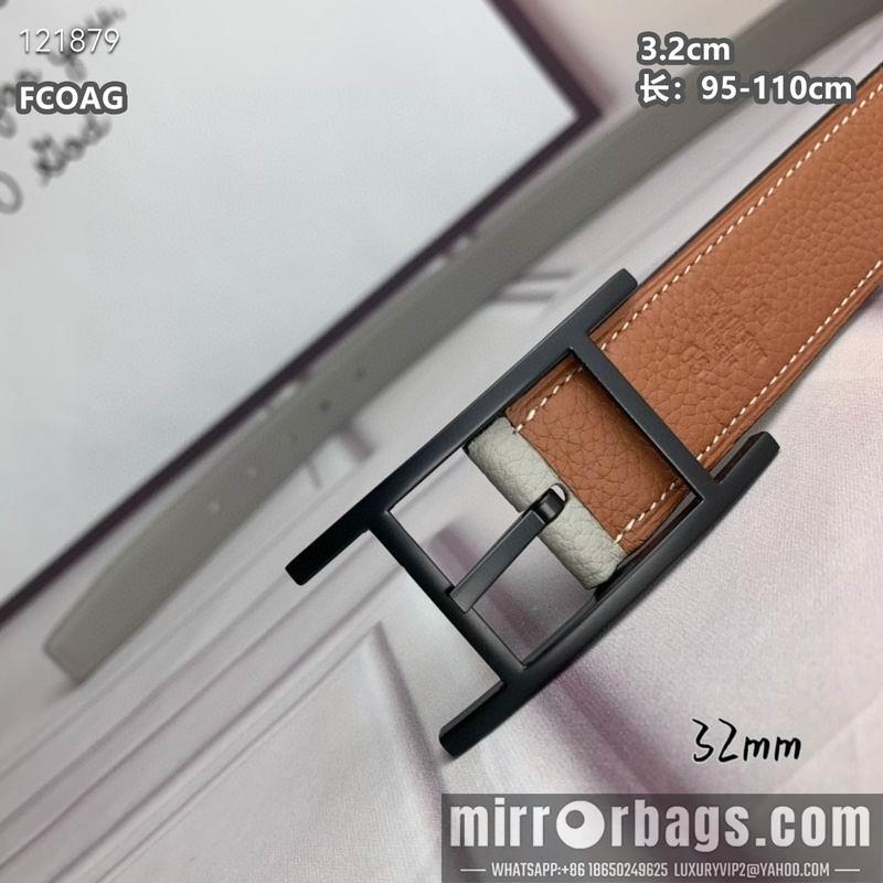 Replica Hermes belt 32mmX95-110cm 8L27