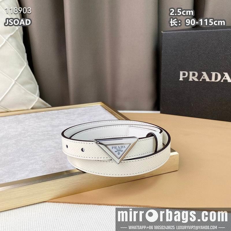Replica Prada belt 25mmX90-115cm 8L040801