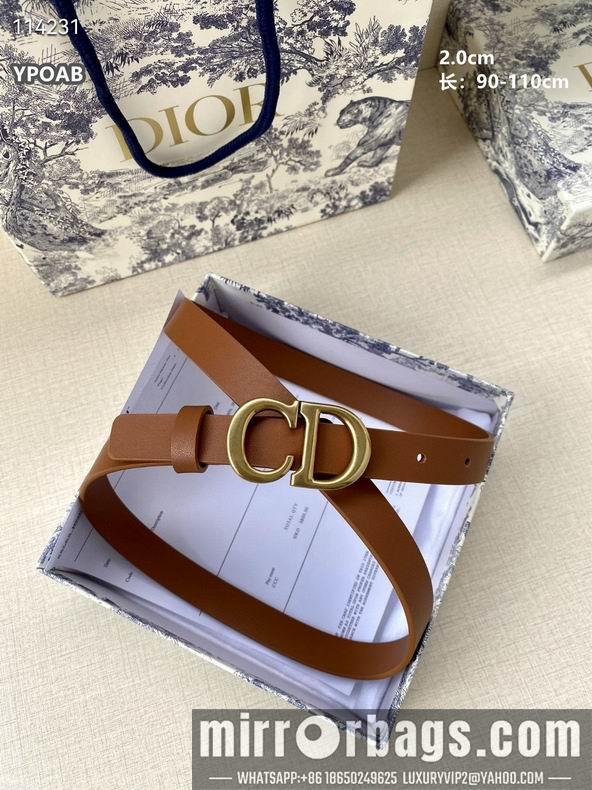 Replica Dior Belt 20mmX90-110cm 8L03