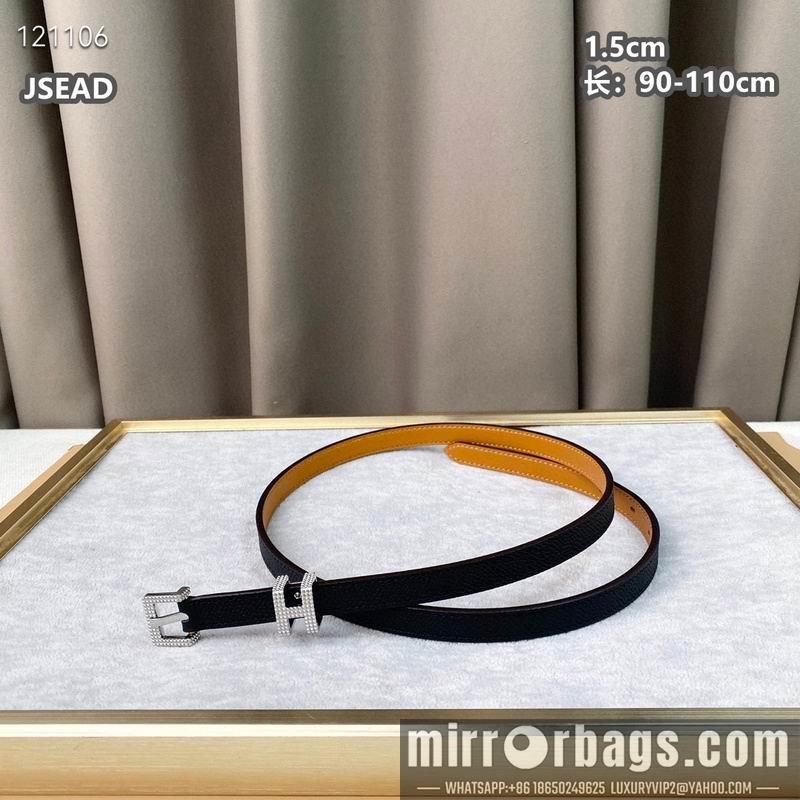 Replica Hermes belt 15mmX90-110cm 8L01