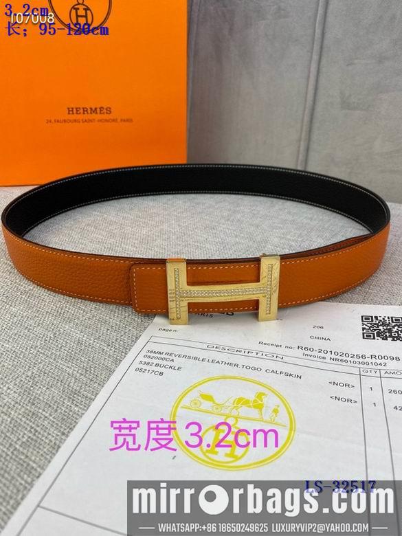Replica Hermes Belt 32mmX95-125cm 8L01