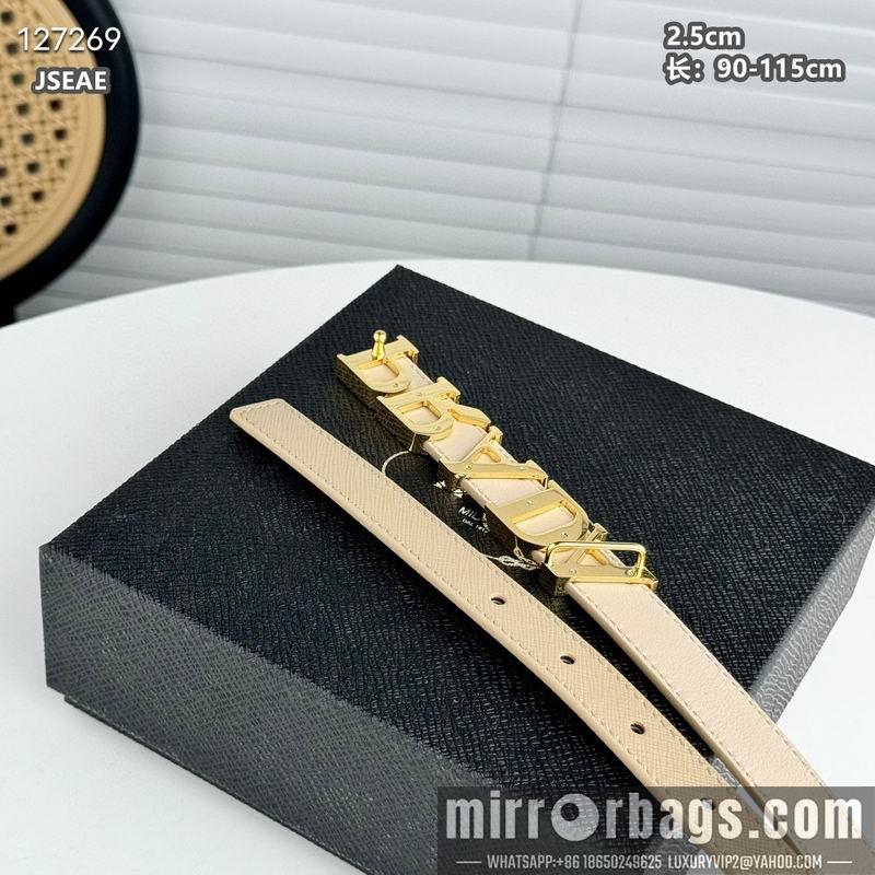 Replica Prada belt 25mmX90-115cm 8L04