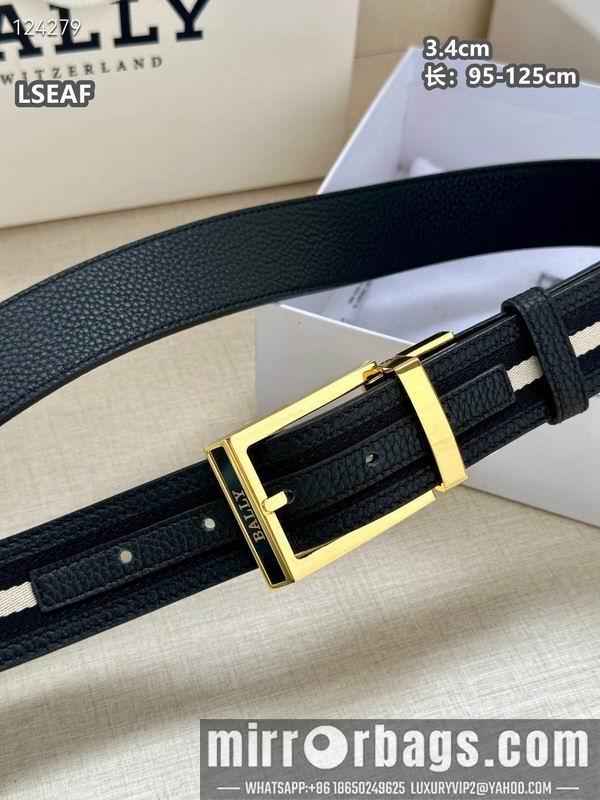 Replica Bally belt 34mmX95-125cm 8L07