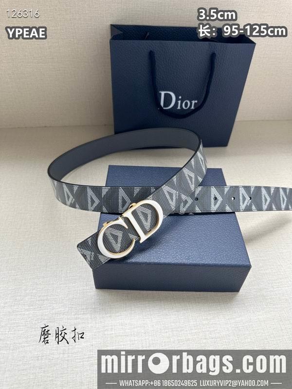 Replica Dior belt 35mmX95-125cm 8L16