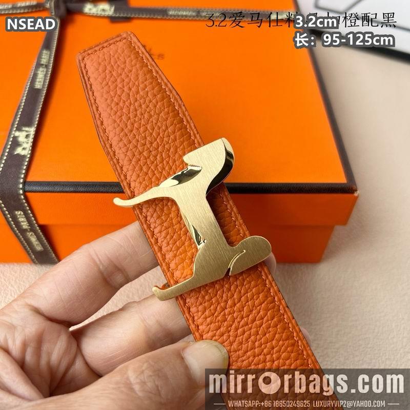 Replica Hermes belt 32mmX95-125cm 8L32
