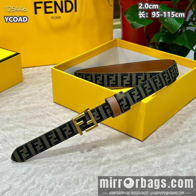 Replica Fendi belt 20mmX95-115cm 8L13