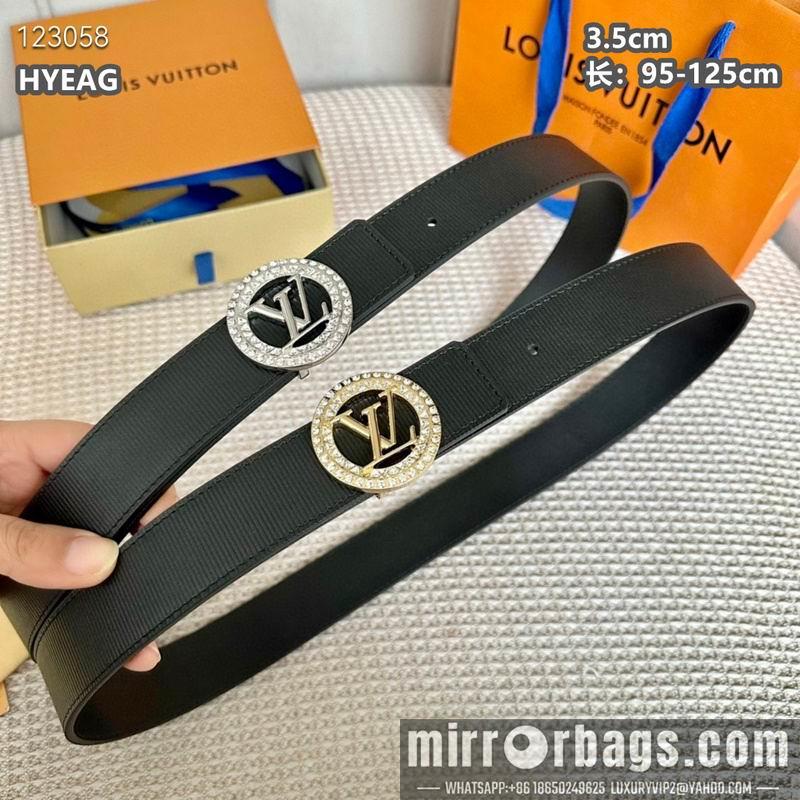 Replica LV belt 35mmX95-125cm 8L01