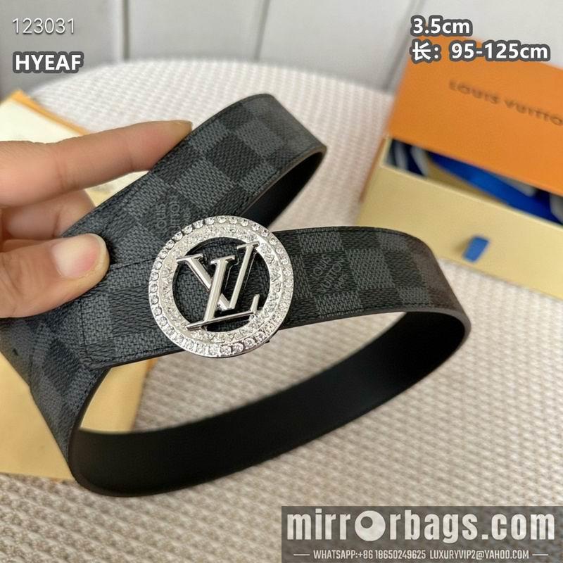 Replica LV belt 35mmX95-125cm 8L02