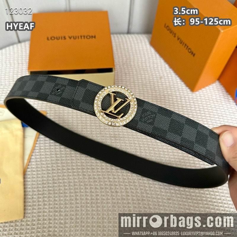 Replica LV belt 35mmX95-125cm 8L02