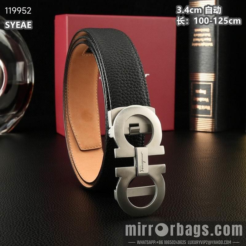 Replica Ferragamo belt 34mmX100-125cm 8L06
