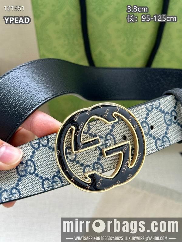 Replica Gucci belt 38mmX95-125cm 8L13
