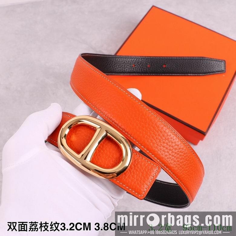 Replica Hermes Belt 32mmX95-110cm 7D24