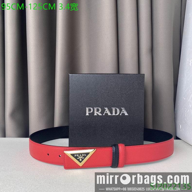 Replica Prada Belt 34mmX95-125cm 7D03