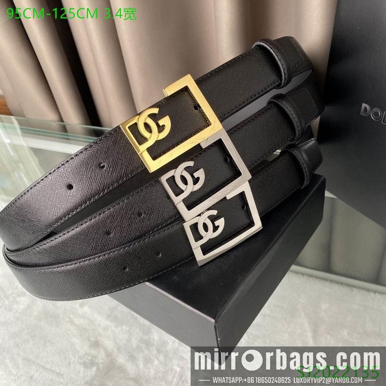 Replica DG Belt 34mmX95-125cm 7D01