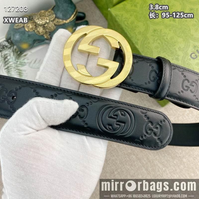 Replica Gucci belt 38mmX95-125cm 8L37