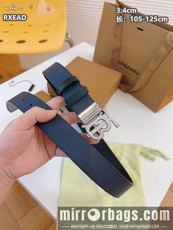 Replica Burberry belt 34mmX105-125cm 8L07