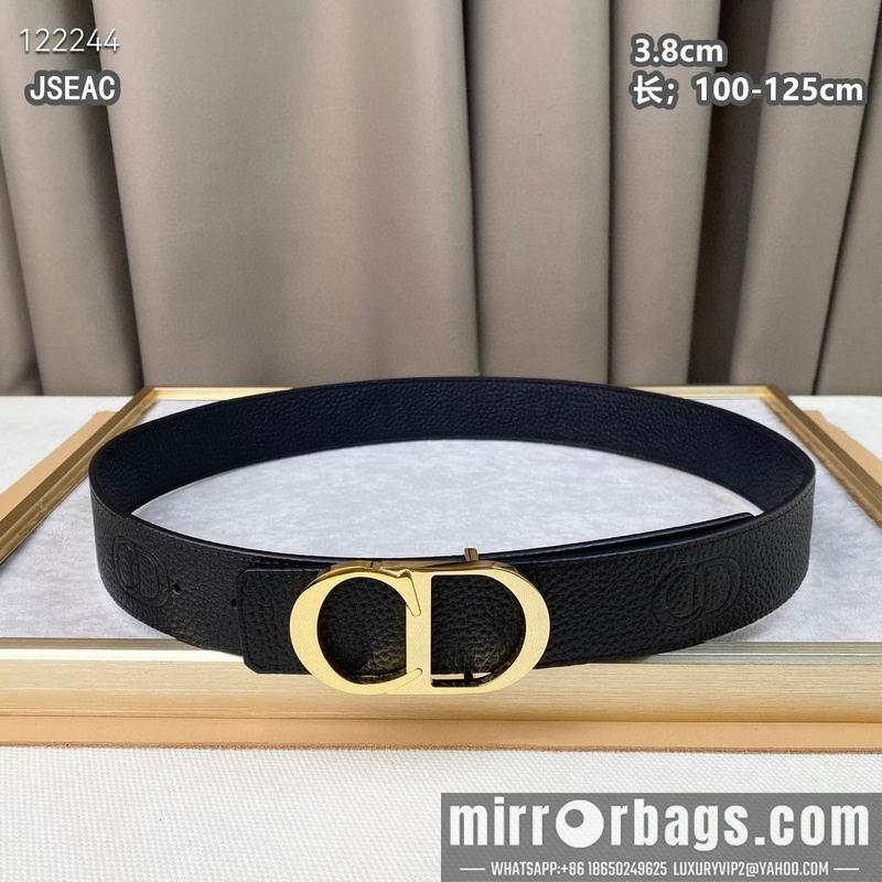 Replica Dior belt 38mmX100-125cm 8L07