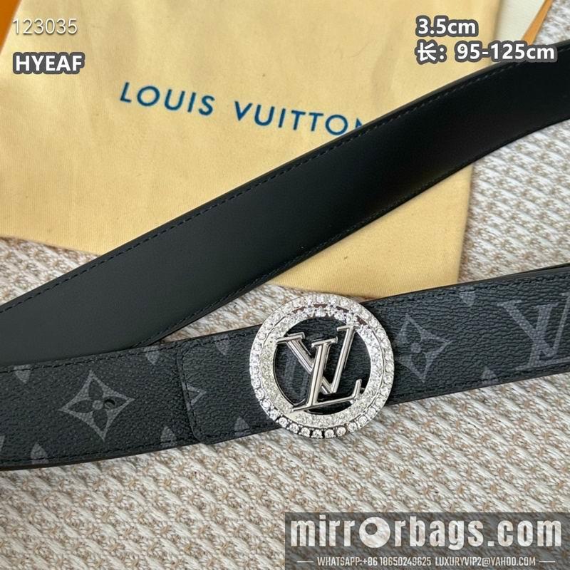 Replica LV belt 35mmX95-125cm 8L18