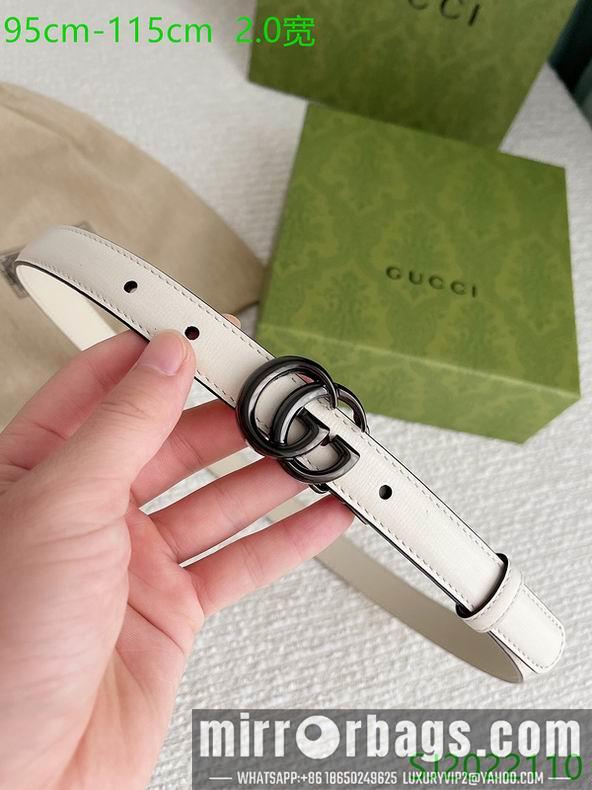 Replica Gucci belt 20mmX95-115cm 7D02