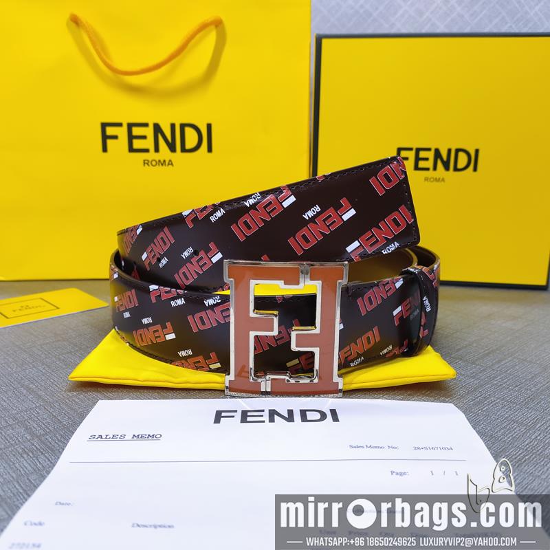 Replica Fendi belt 38mmX80-125cm lb01
