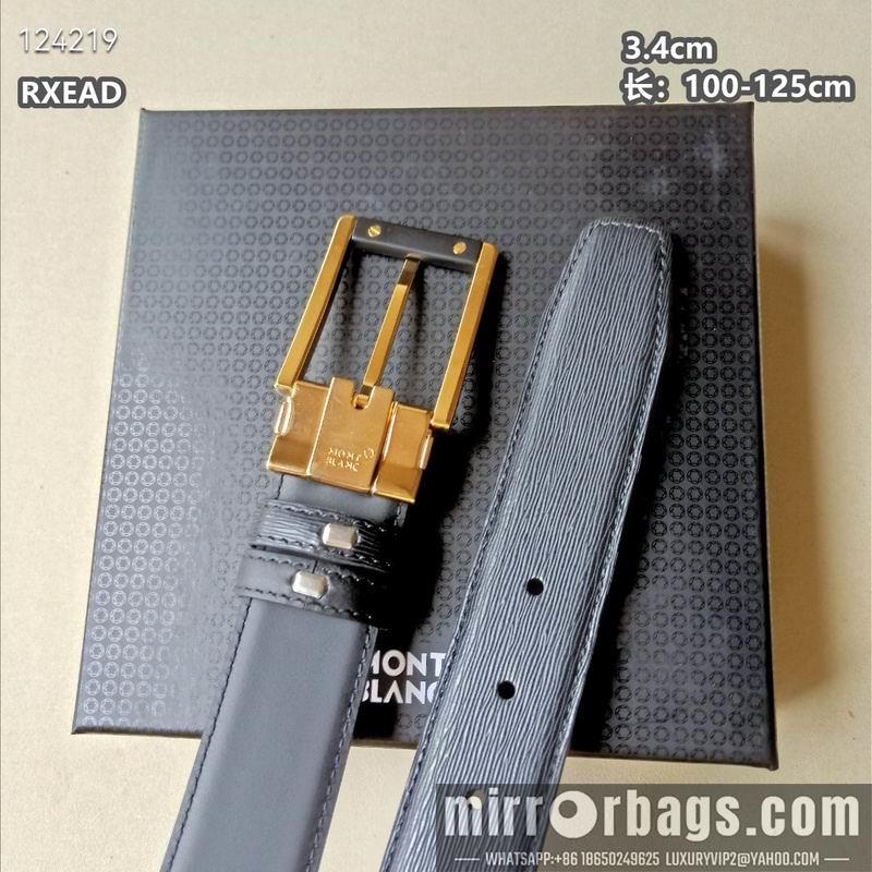 Replica Montblanc belt 34mmX100-125cm 8L05