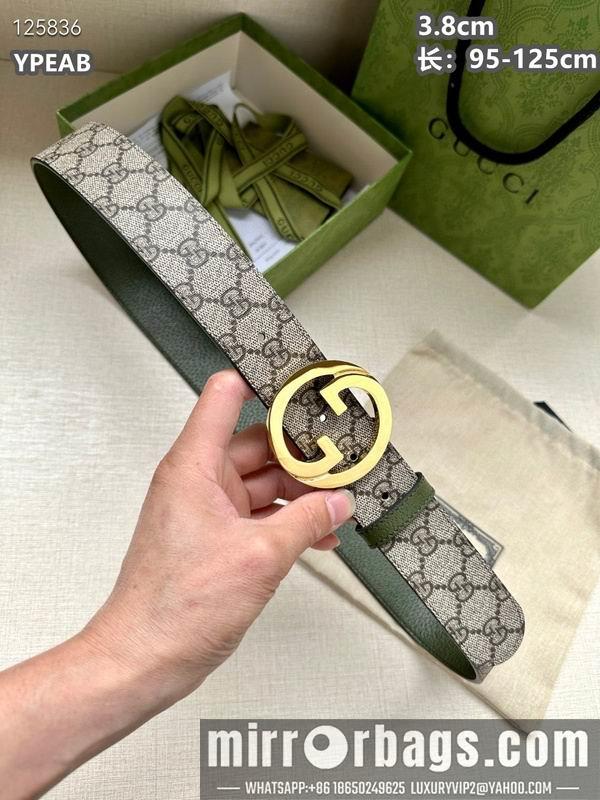 Replica Gucci belt 38mmX95-125cm 8L08