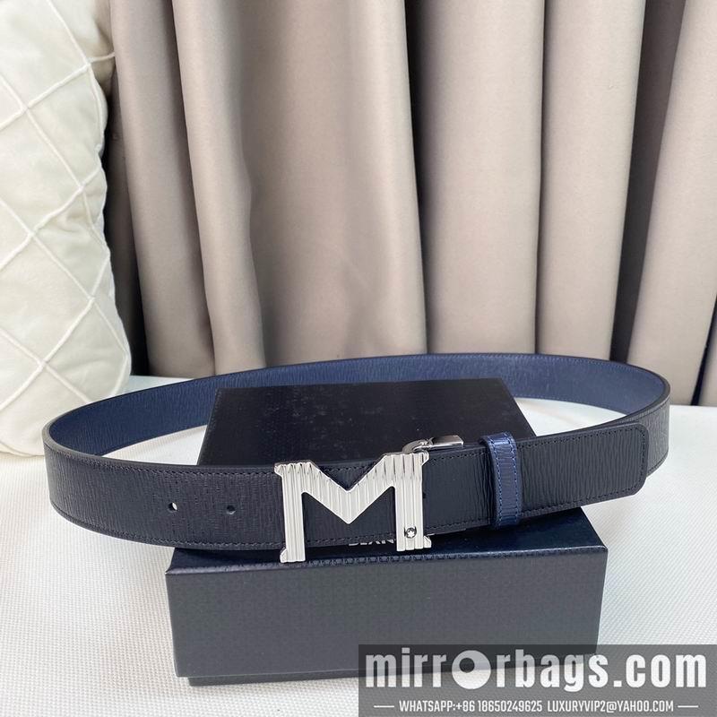 Replica Montblanc belt 35mmX95-125cm 7D07