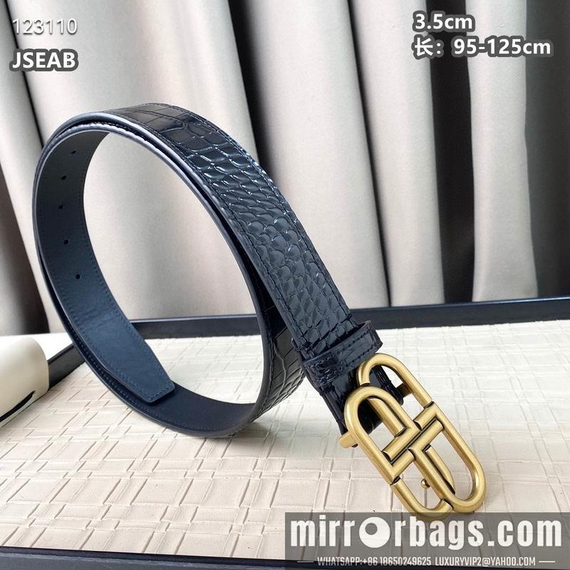 Replica Balenciaga belt 35mmX95-125cm 8L08