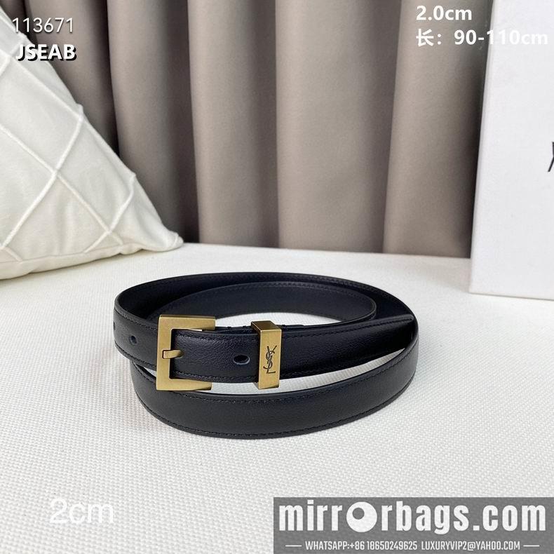 Replica YSL belt 20mmX90-115cm 8L02