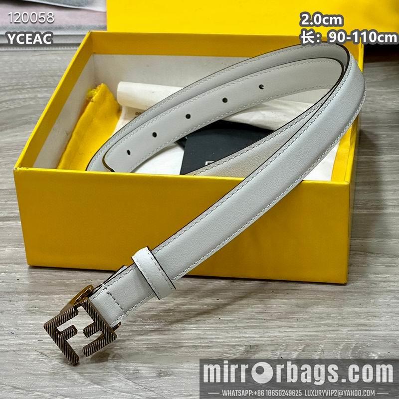 Replica Fendi belt 20mmX90-110cm 8L12