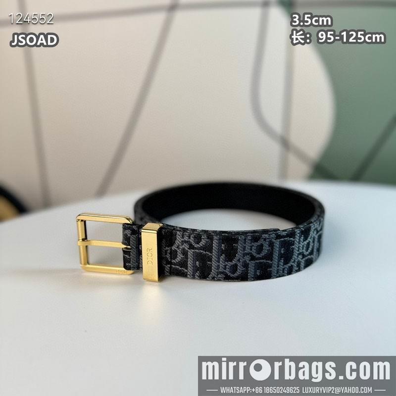 Replica Dior belt 35mmX95-125cm 8L28