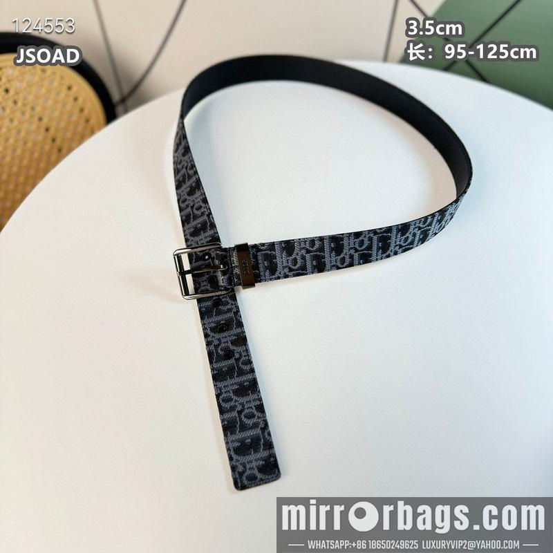 Replica Dior belt 35mmX95-125cm 8L28