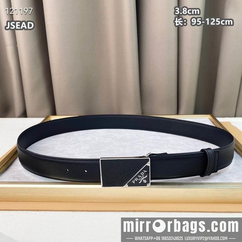 Replica Prada belt 38mmX95-125cm 8L03
