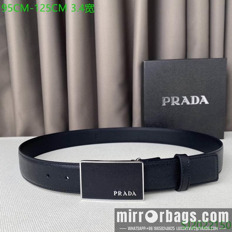 Replica Prada Belt 34mmX95-125cm 7D05