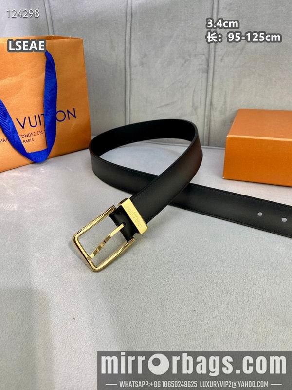 Replica LV belt 34mmX95-125cm 8L26