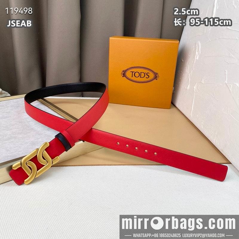 Replica Tod's belt 25mmX95-115cm 8L040801