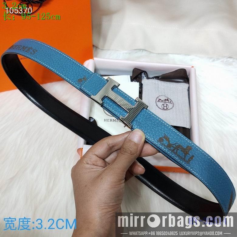 Replica Hermes Belt 32mmX95-125cm 8L03