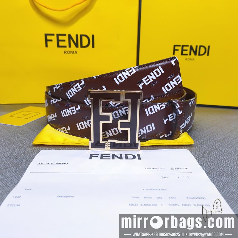 Replica Fendi belt 38mmX80-125cm lb01